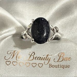 Blue Sandstone Ring